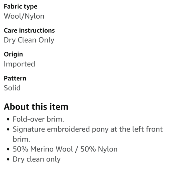 NWT Men's Ralph Lauren Polo Wide Rib Cuffed Beanie - Picture 9 of 9